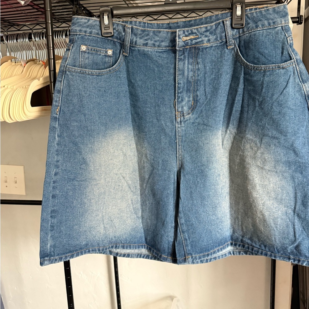 Y2K style Blue Denim Shorts